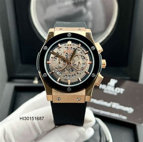 Đồng hồ Hublot Geneve Chronograph 582888 Unisex 5 kim dây 